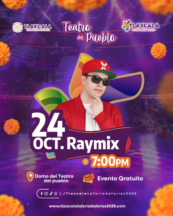 boletos Raymix Teatro del Pueblo Tlaxcala